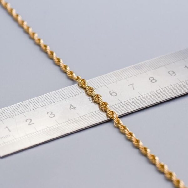 9K Gold Rope Chain
