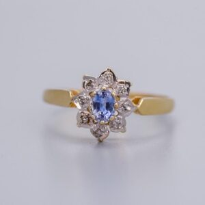 9K Gold Tanzanite Ring