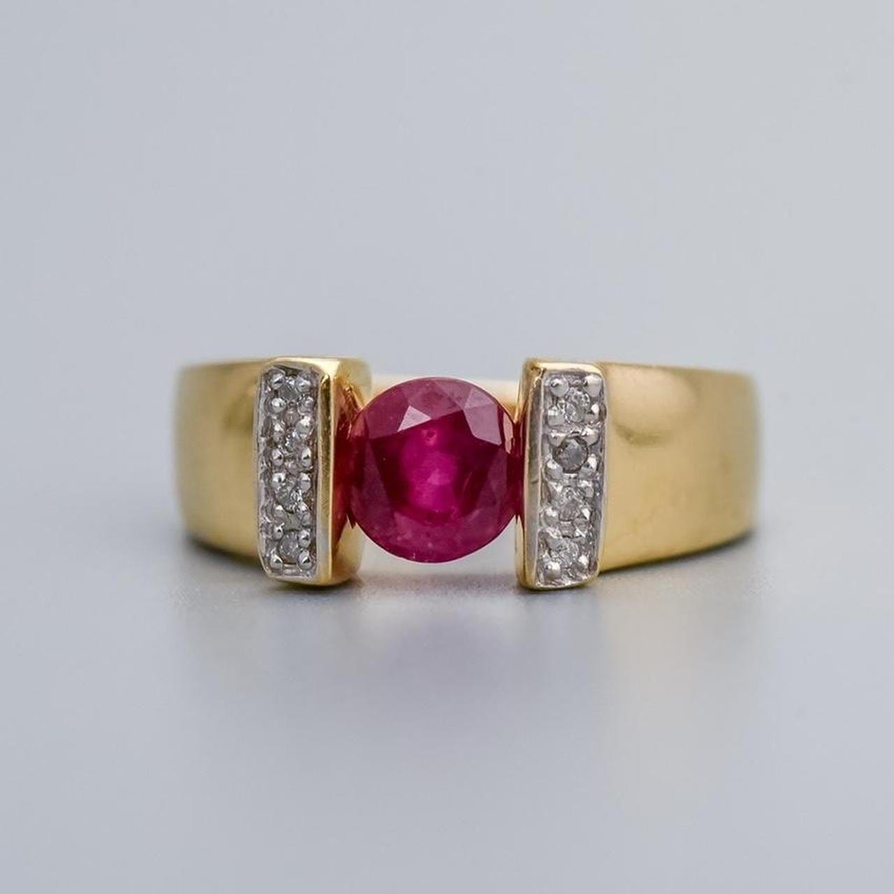 14K Gold Ruby Ring