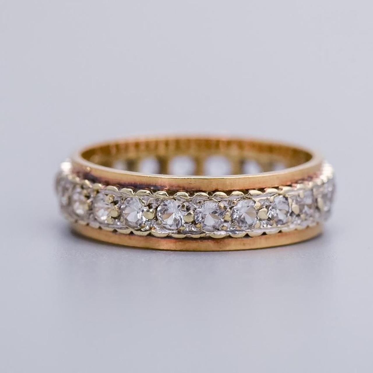 9K Gold CZ Ring
