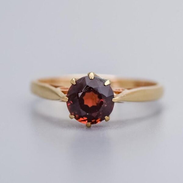9K Gold Amethyst Ring