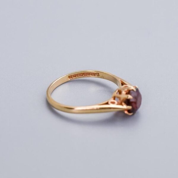 9K Gold Amethyst Ring