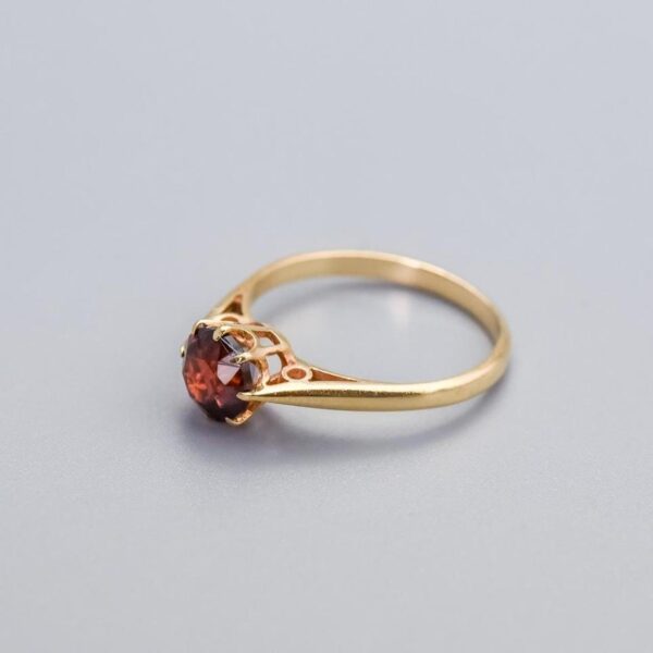 9K Gold Amethyst Ring