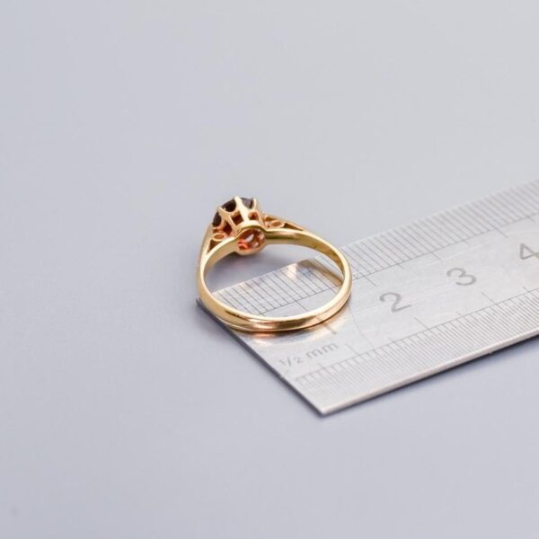 9K Gold Amethyst Ring
