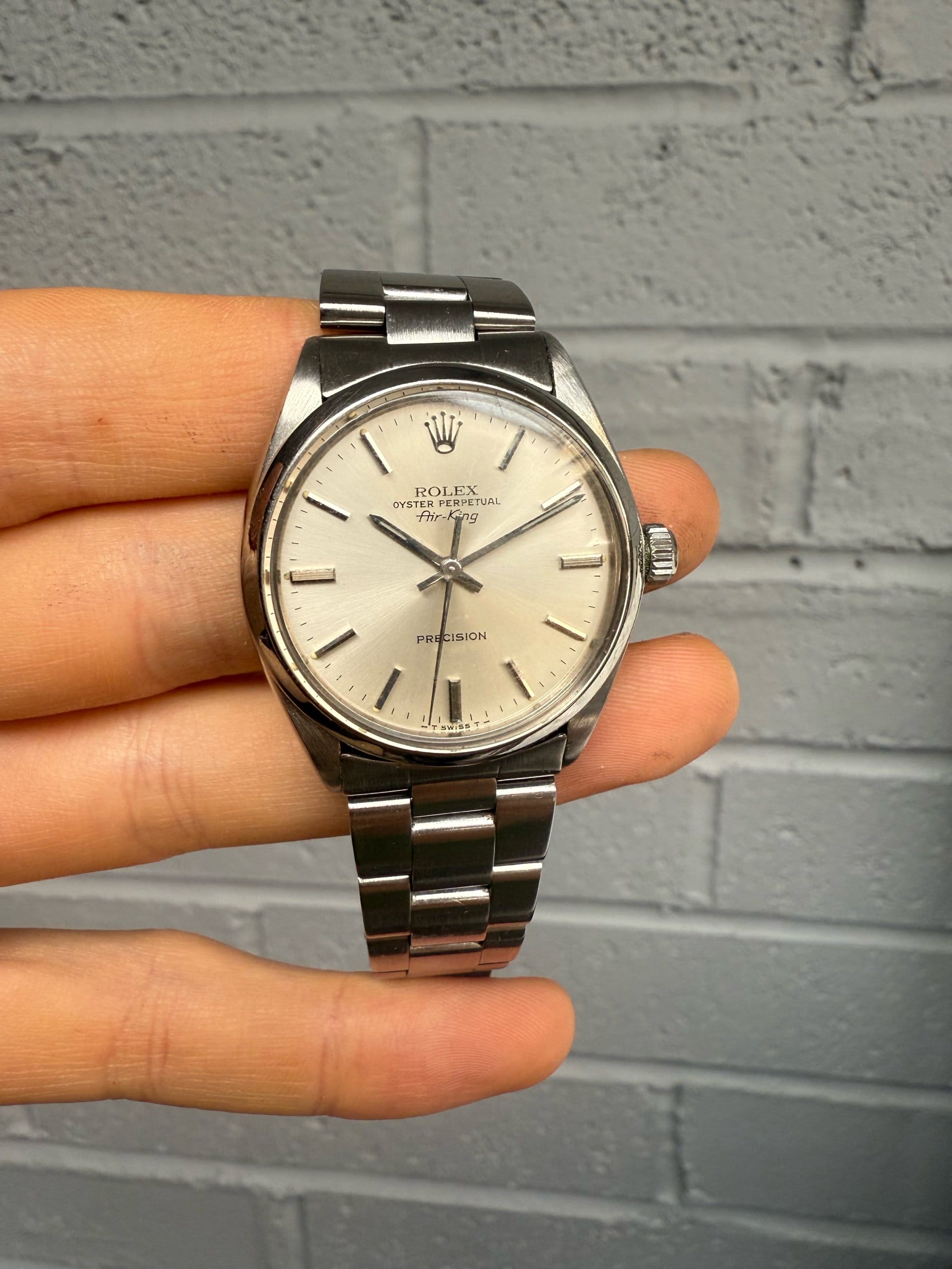 Rolex Oyster Perpetual Air-King Precision – Stainless Steel Ref. 5500 | Circa 1970s–1980s | 34mm | Automatic
