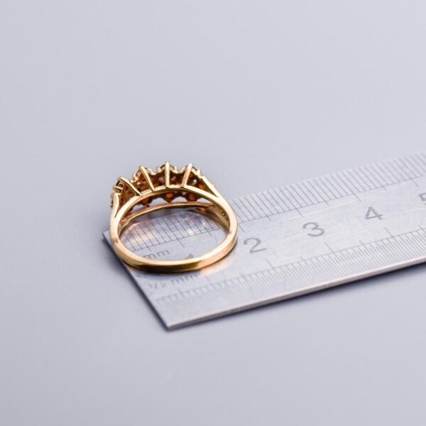 9K Gold Garnet Cluster Ring