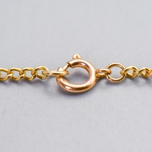 9K Gold Curb Chain Necklace