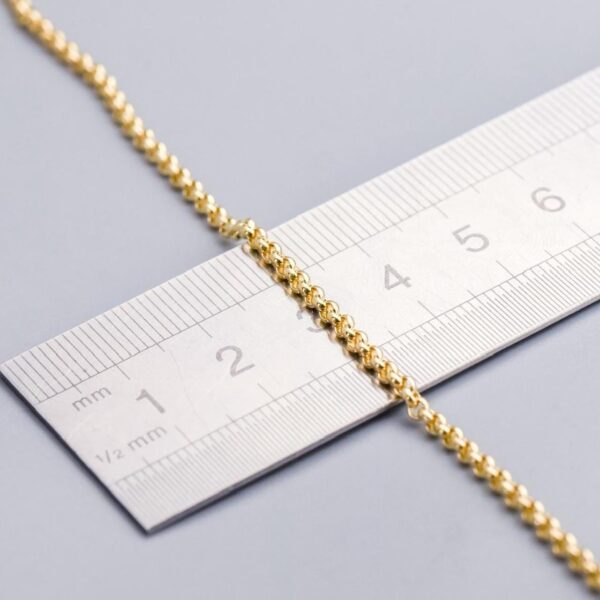 9K Gold Belcher Chain Necklace