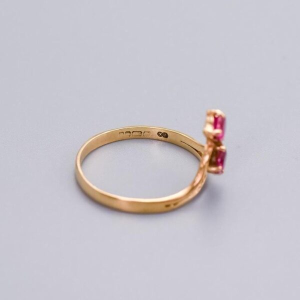 9K Gold Ruby Ring