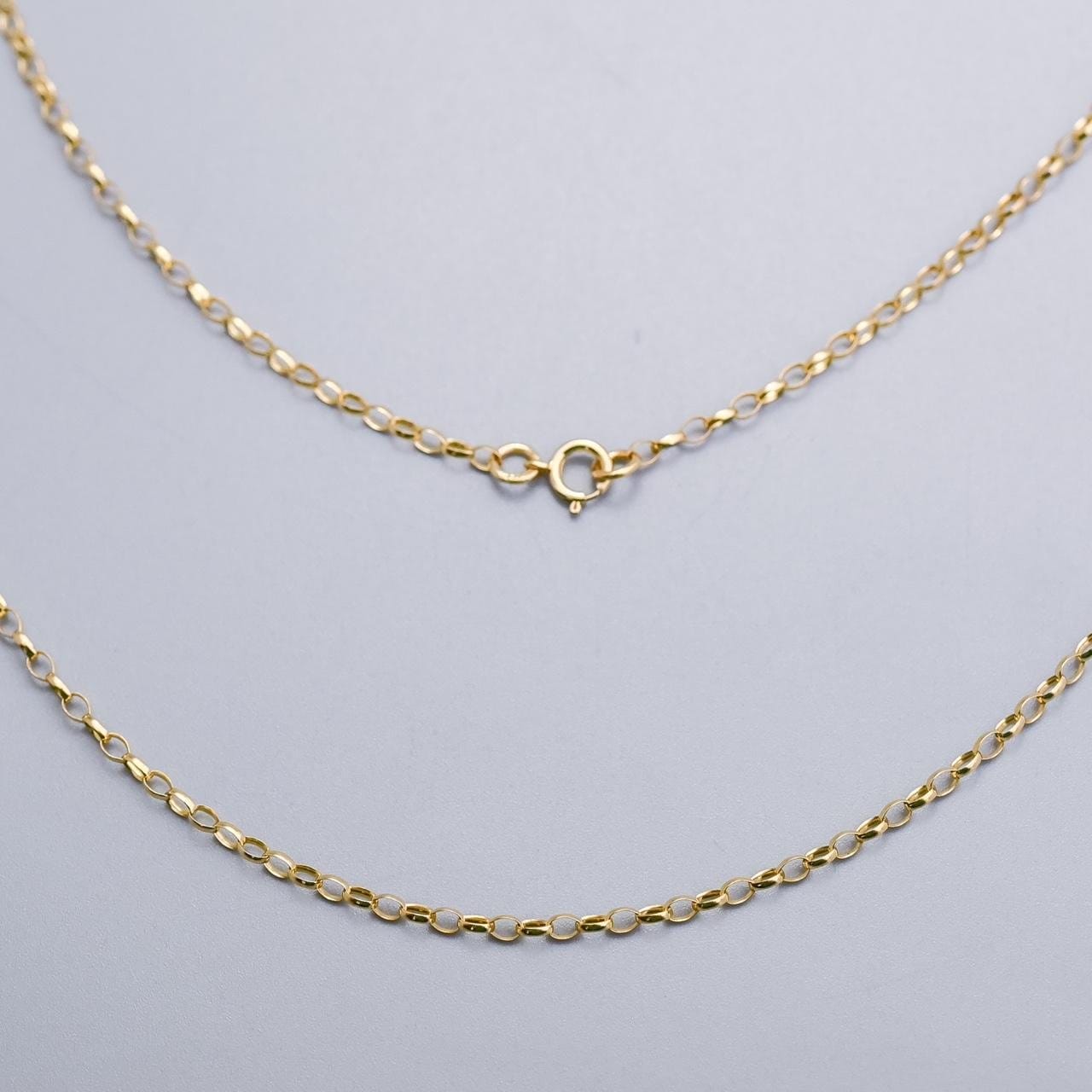 9K Gold Belcher Chain Necklace