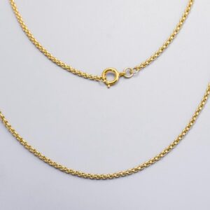 9K Gold Belcher Chain Necklace