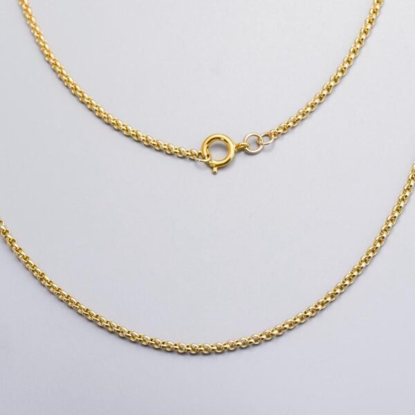9K Gold Belcher Chain Necklace