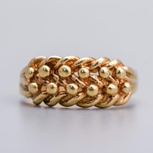 9K Gold Keeper Ring