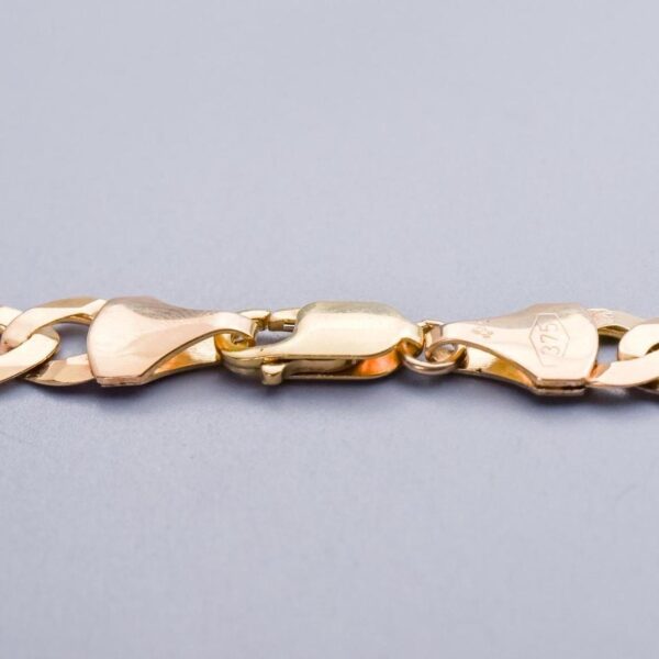 9K Gold Curb Chain Necklace