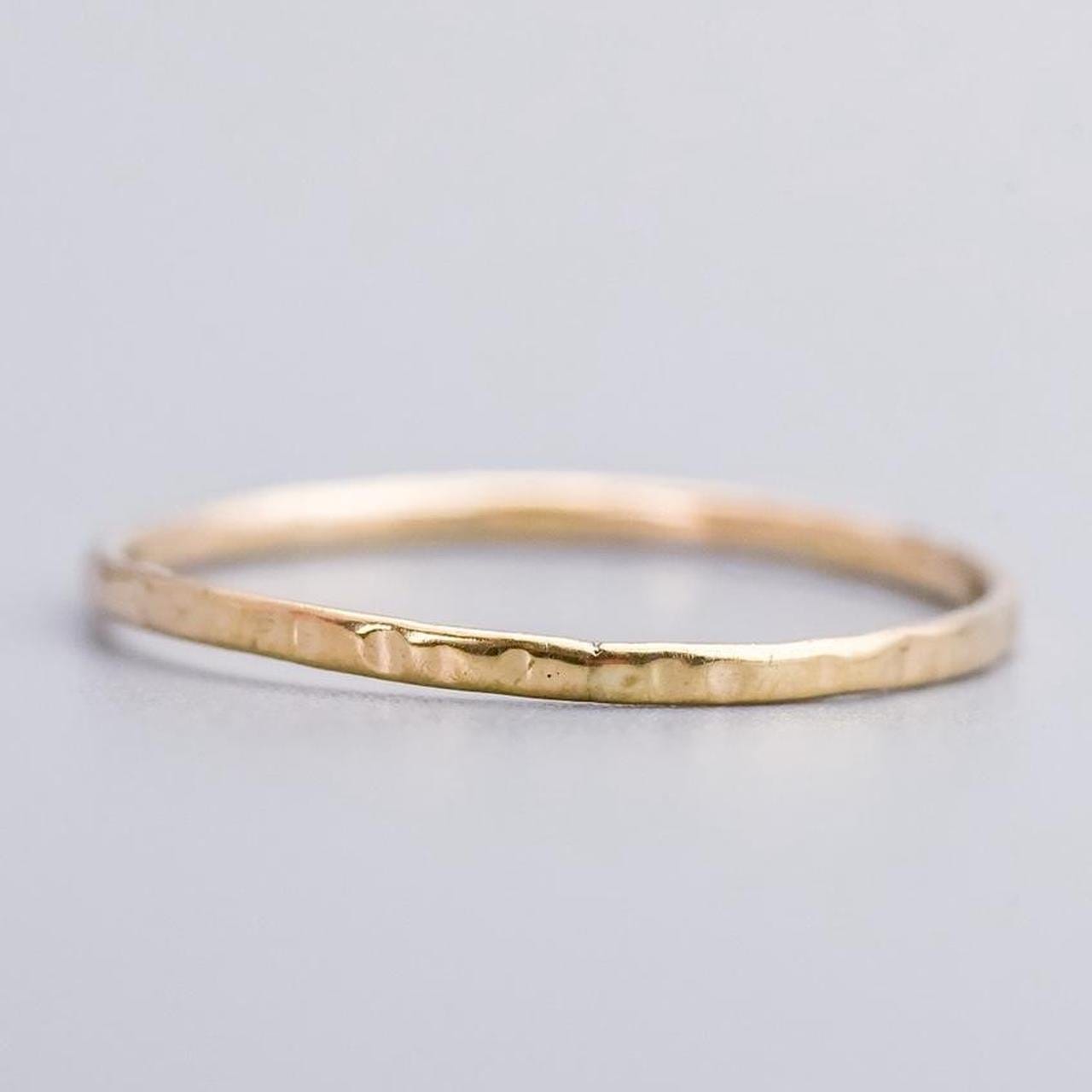 9K Gold Skinny Band