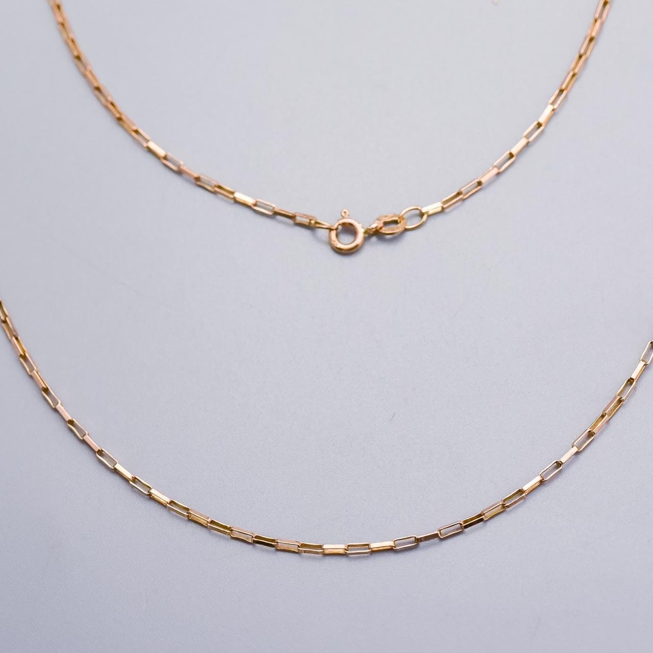 9K Rose Gold Cable Chain Necklace