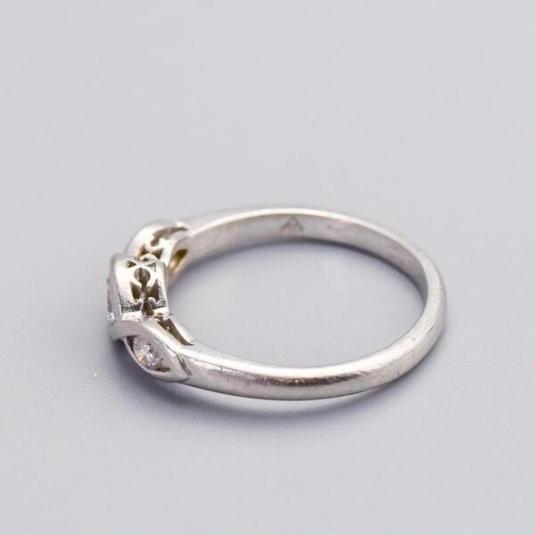 Platinum Diamond Trilogy Ring