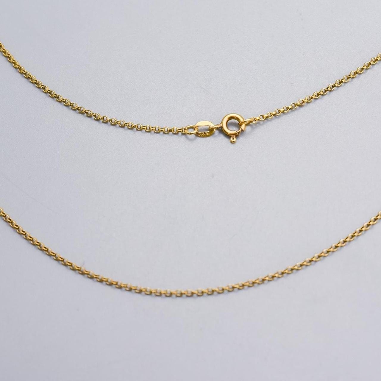 18K Gold Belcher Chain Necklace