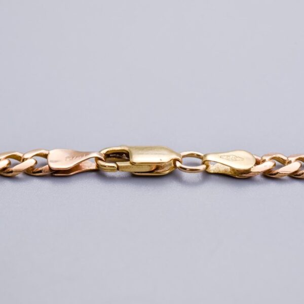9K Gold Curb Chain Necklace