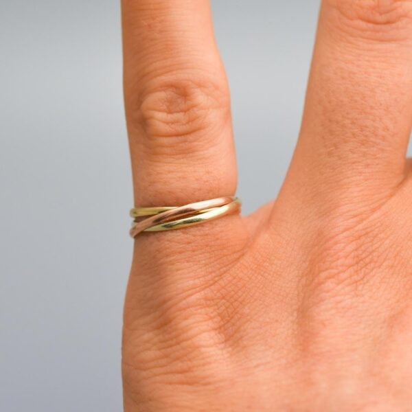 9K Gold Russian Wedding Band