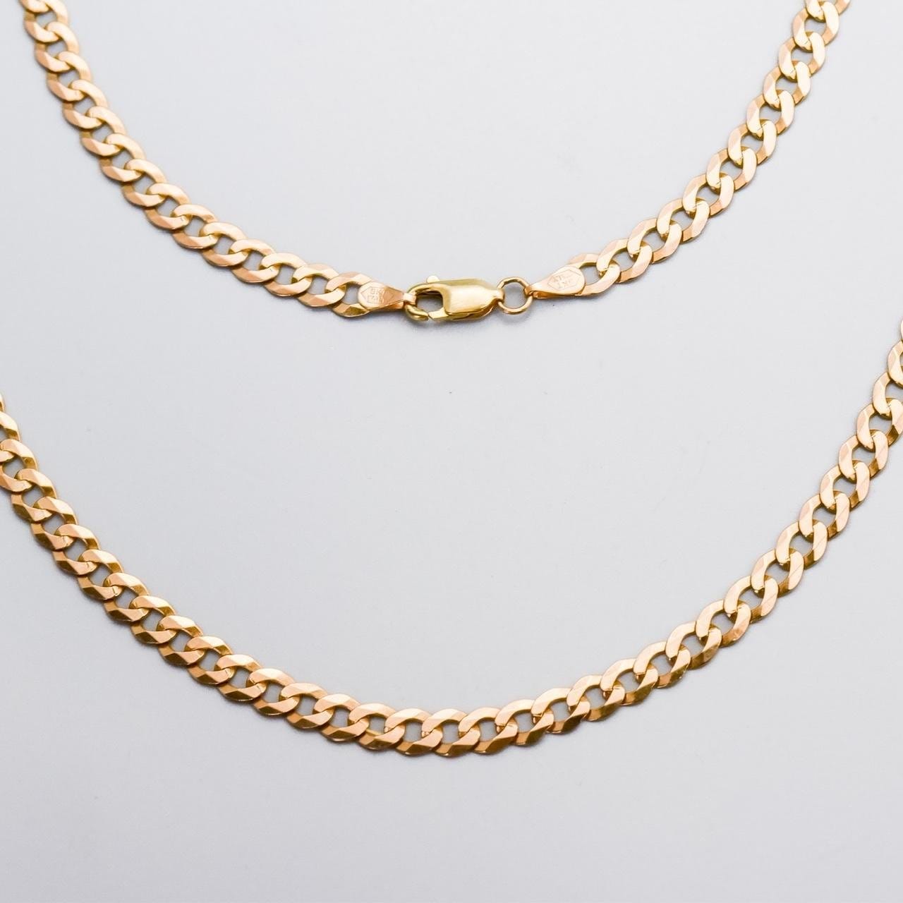 9K Gold Curb Chain Necklace