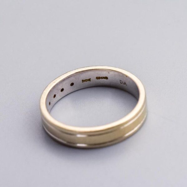 9K Gold Diamond Band