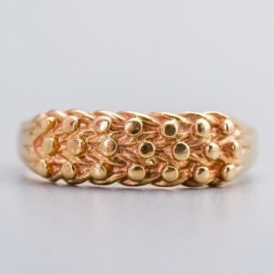9K Gold Keeper Ring