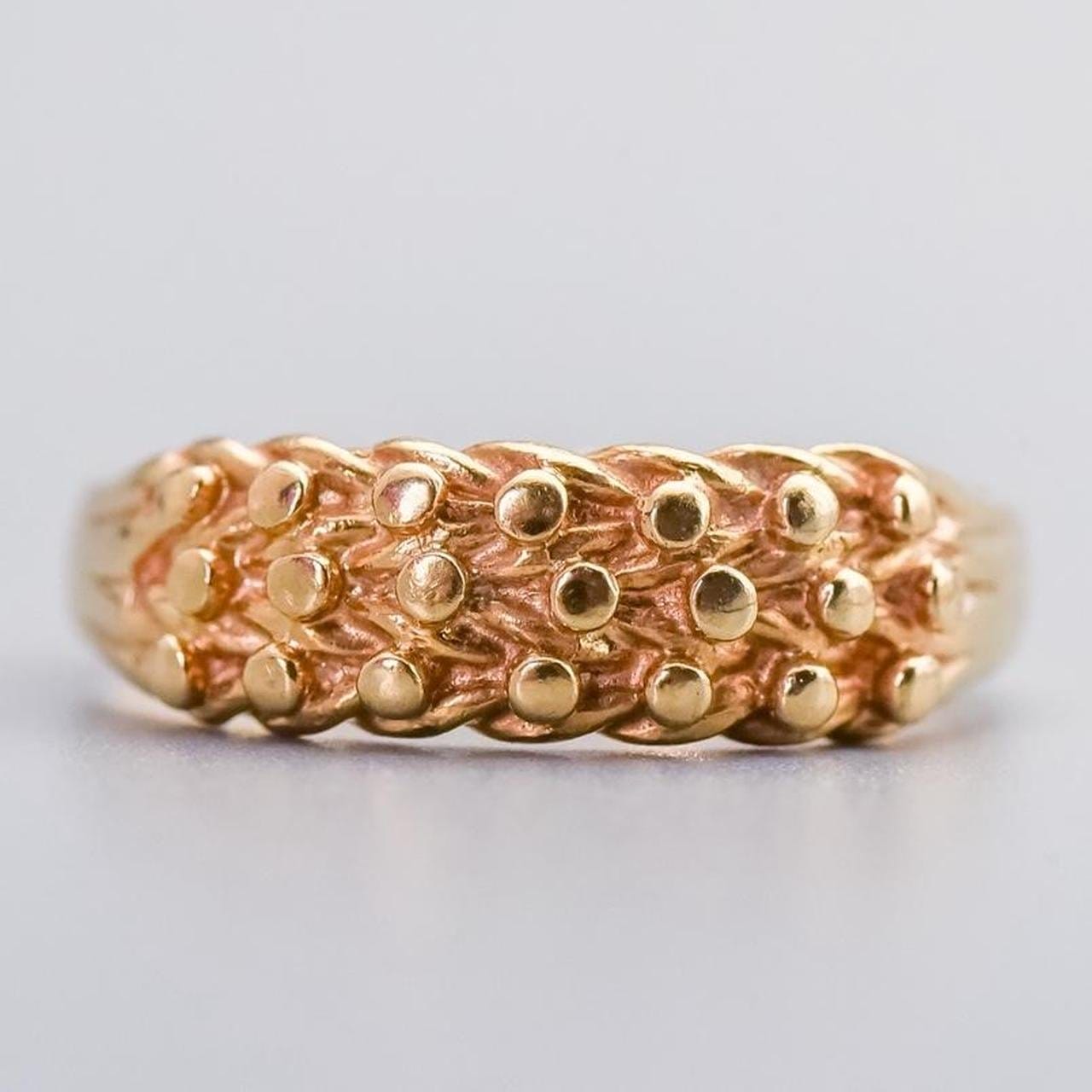 9K Gold Keeper Ring