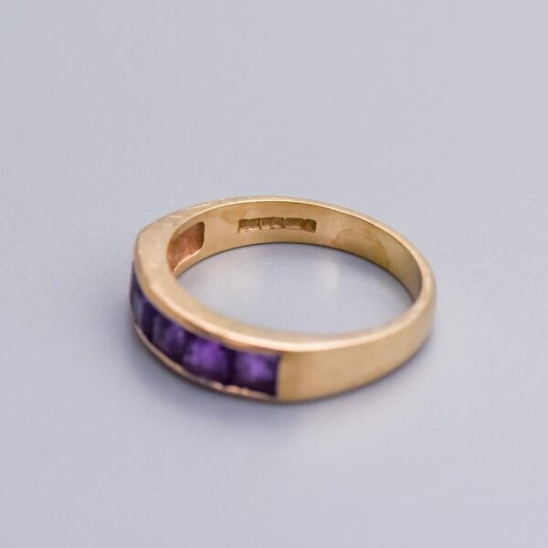 9K Gold Amethyst Ring