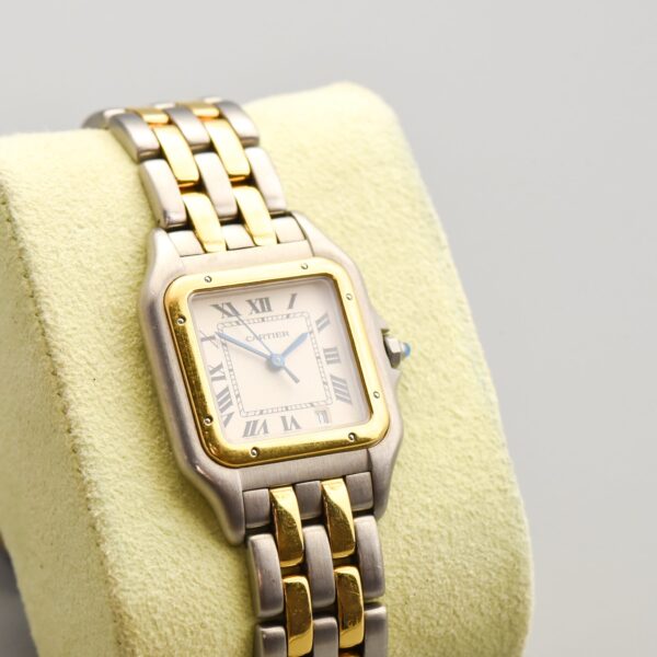 Cartier Panthère 27mm Date Gold and Steel Quartz Vintage Men’s Watch 2000's