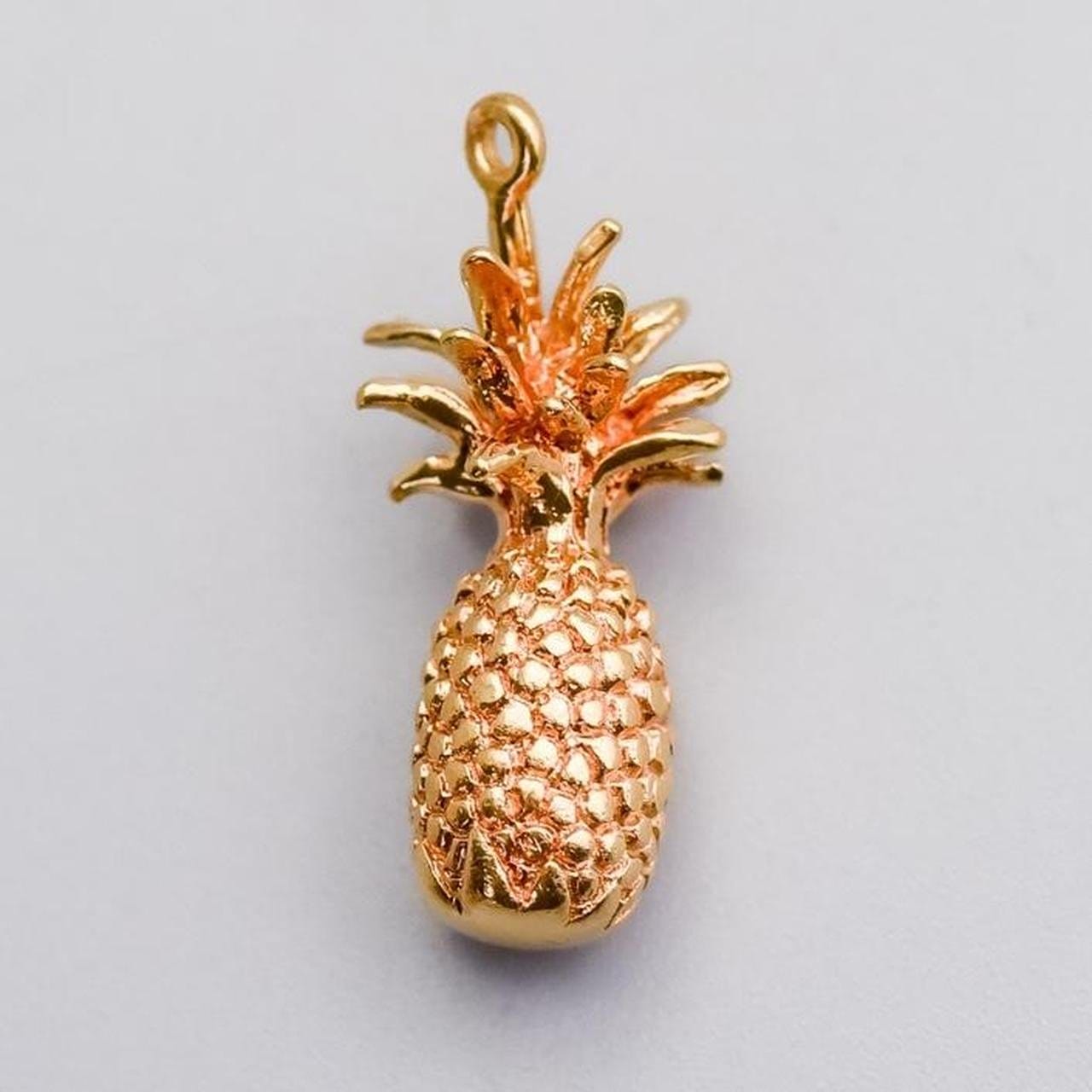14K Rose Gold Pineapple Charm