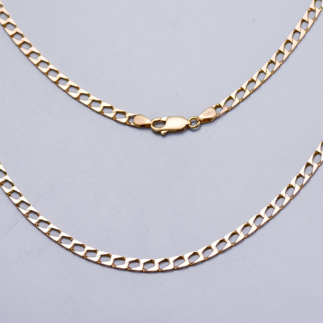 9K Gold Square Curb Chain
