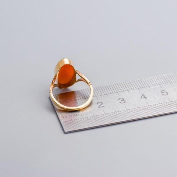 9K Gold Cameo Ring
