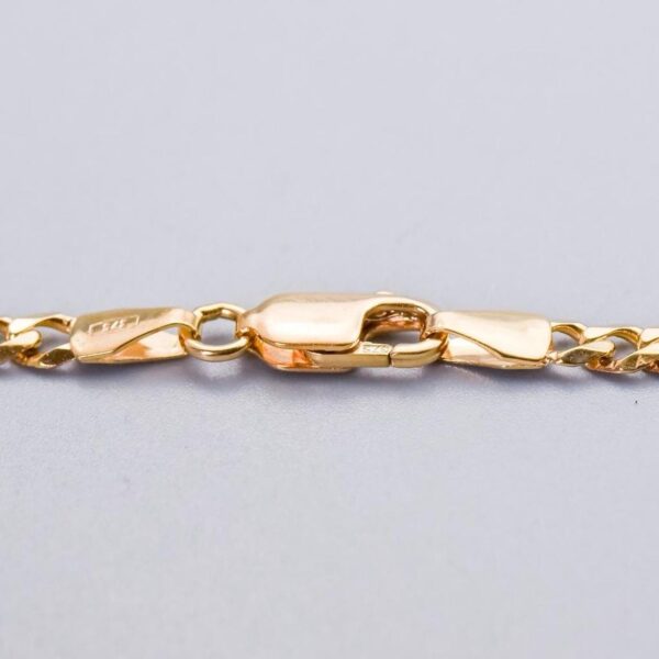 9K Gold Curb Chain Necklace