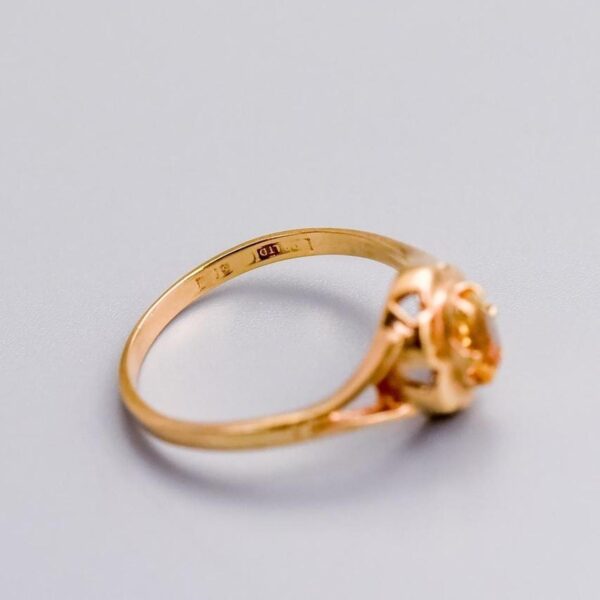 9K Gold Citrine Ring