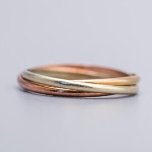 9K Gold Russian Wedding Band