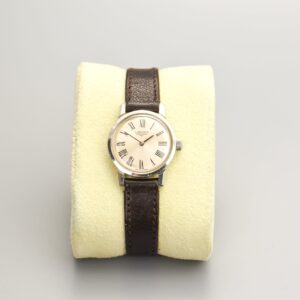 1970s Longines Ladies' Steel Watch with Roman Numeral Dial