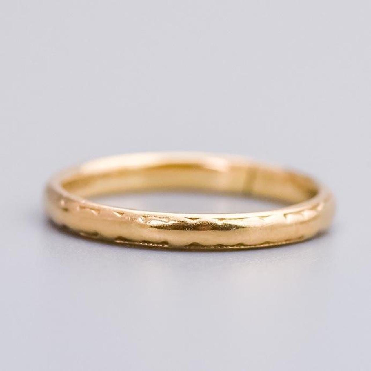 9K Gold Skinny Band
