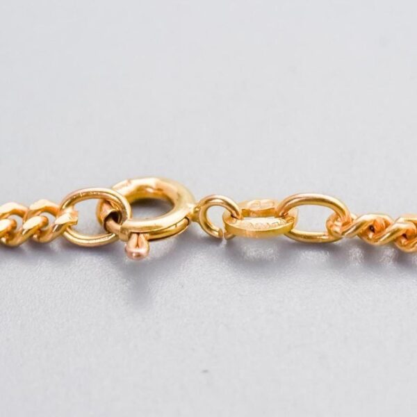 9K Gold Curb Chain Necklace