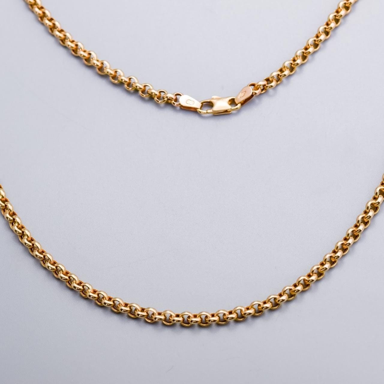9K Gold Belcher Chain Necklace