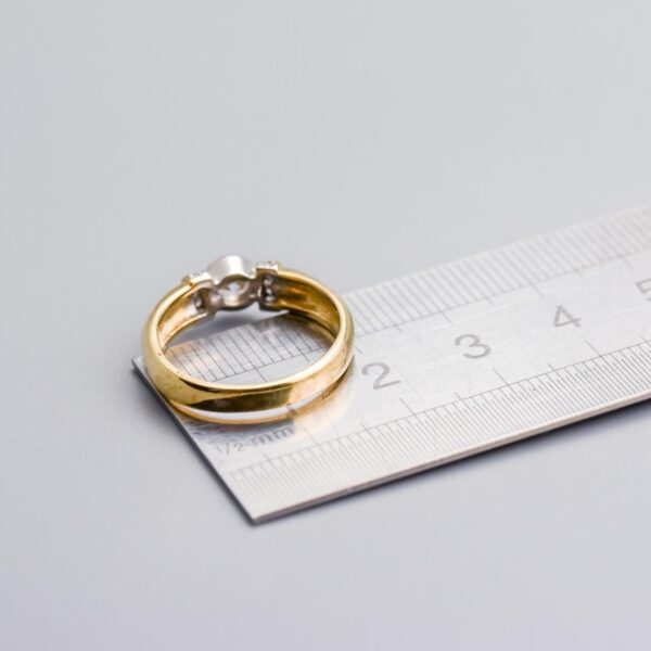 9K Gold CZ Ring