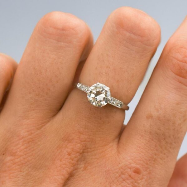 Platinum Diamond Ring