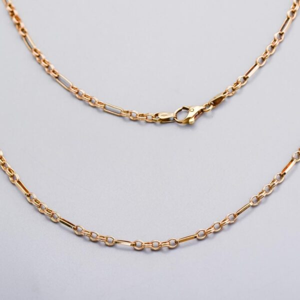9K Gold Figaro Chain Necklace