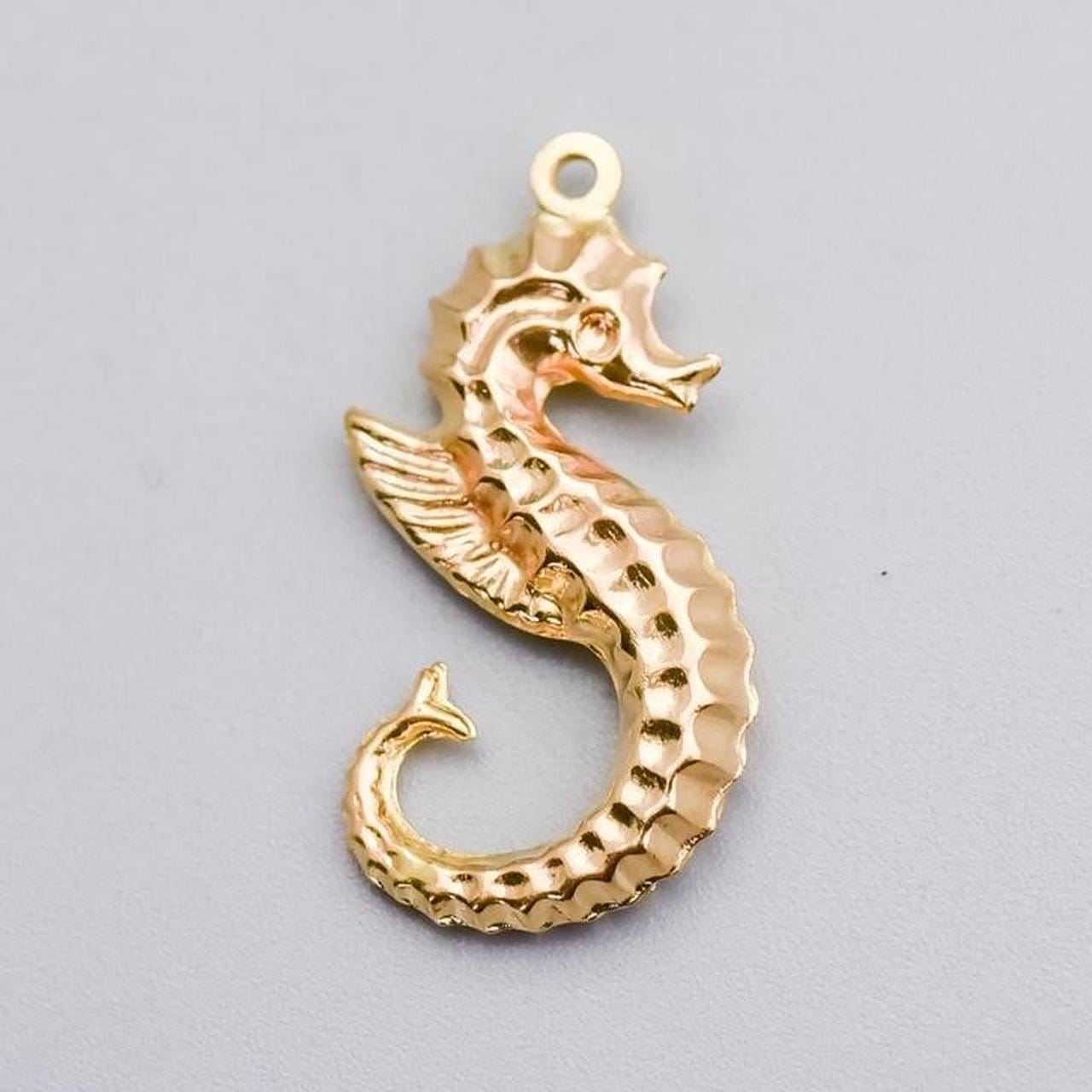 9K Gold Seahorse Charm