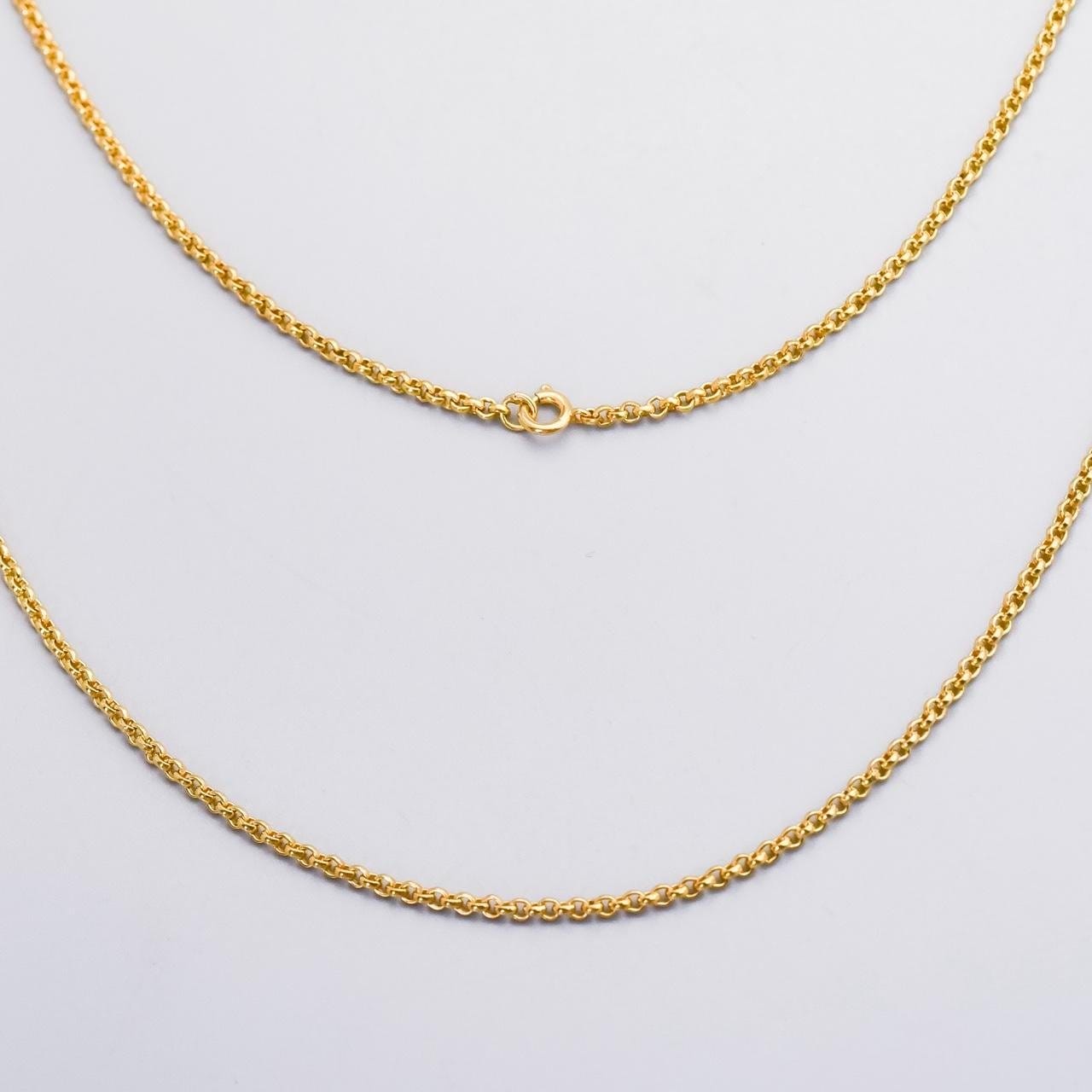 9K Gold Belcher Chain Necklace