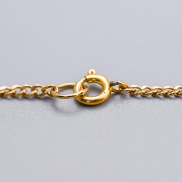 9K Gold Curb Chain Necklace