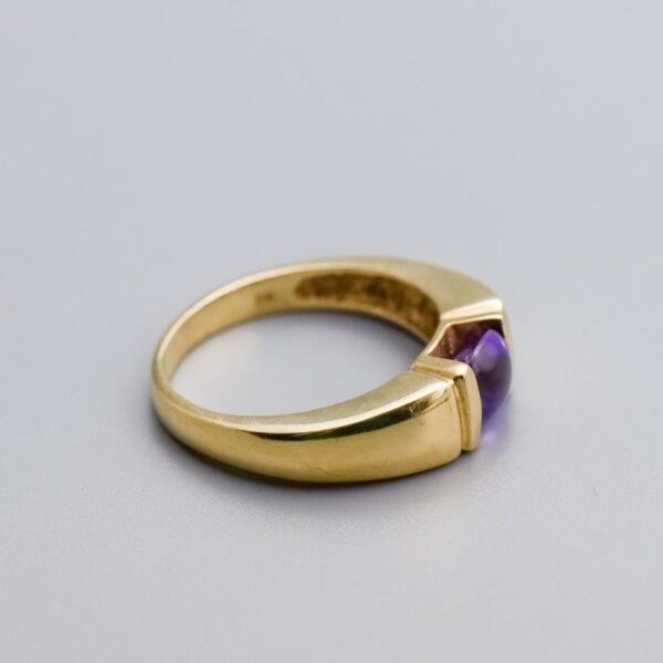 9K Gold Amethyst Ring