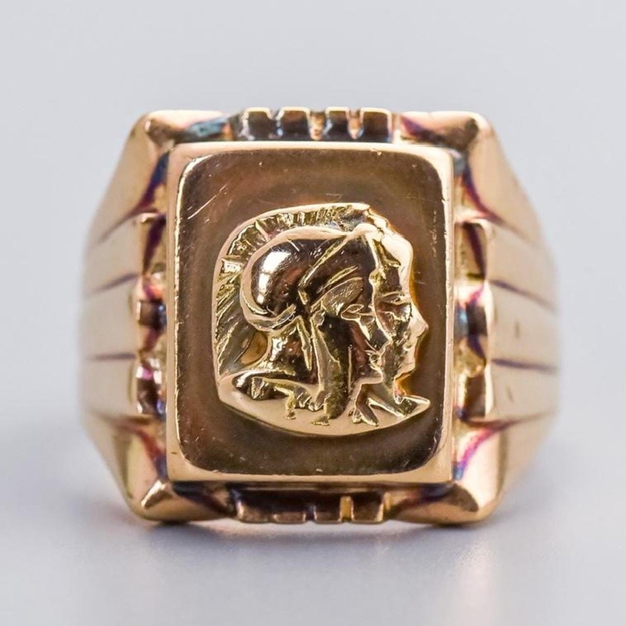 14K Gold Centurion Ring