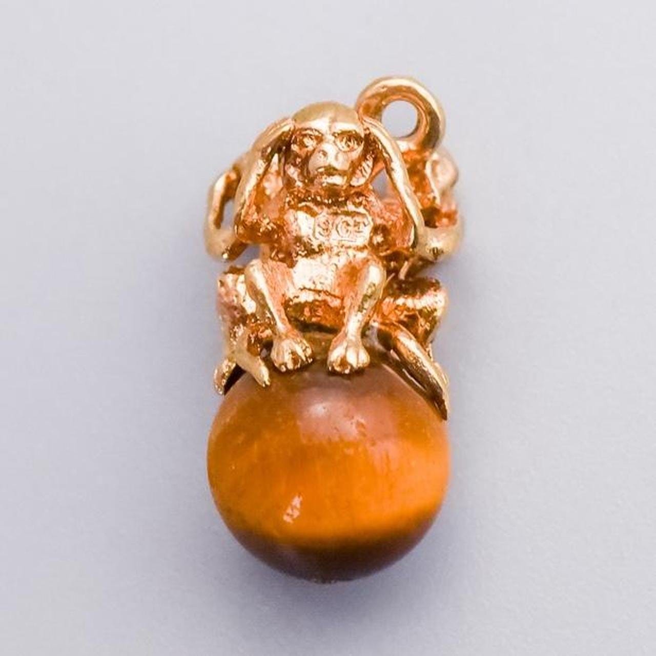 9K Gold Three Wise Monkeys Pendant