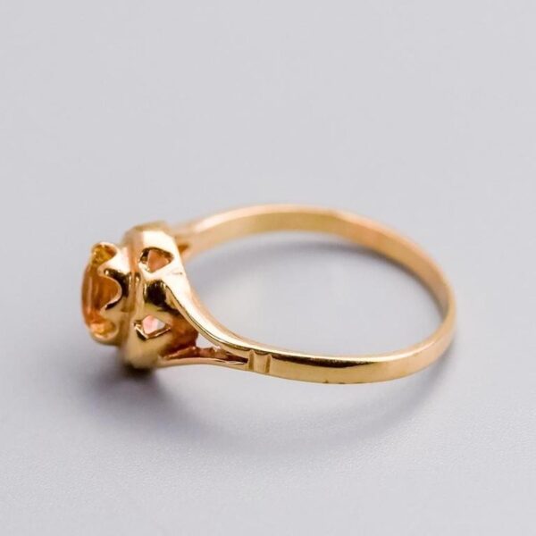 9K Gold Citrine Ring
